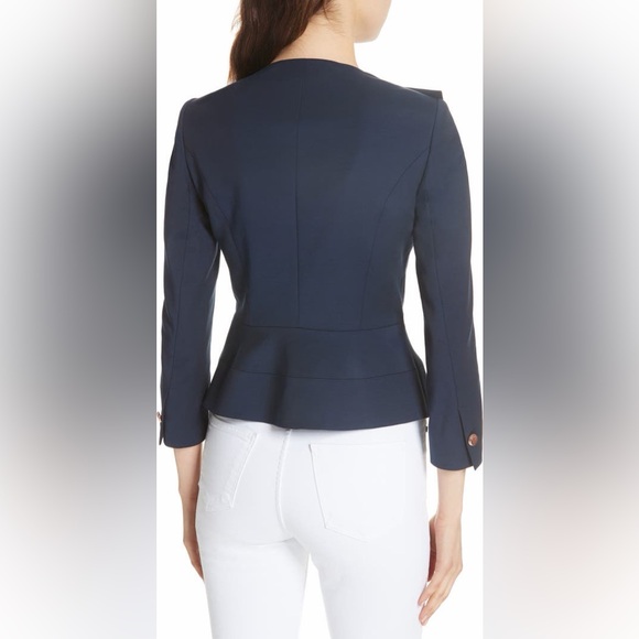 Ted Baker Rayal Bow Neck Peplum Jacket - Picture 3 of 13